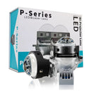 Set de amplificatoare cu diode Bi-LED 2pcs pentru faruri încastrate 3 inch 120W 7500lm 12V +300% luminozitate