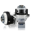 Set de amplificatoare cu diode Bi-LED 2pcs pentru faruri încastrate 3 inch 120W 7500lm 12V +300% luminozitate
