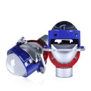 Set de amplificatoare cu diode Bi-LED 2pcs pentru faruri încastrate 3 inch 130W 8000lm 12V +500% luminozitate