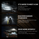 Set de amplificatoare cu diode Bi-LED 2pcs pentru faruri încastrate 3 inch 120W 8000lm 12V +500% luminozitate