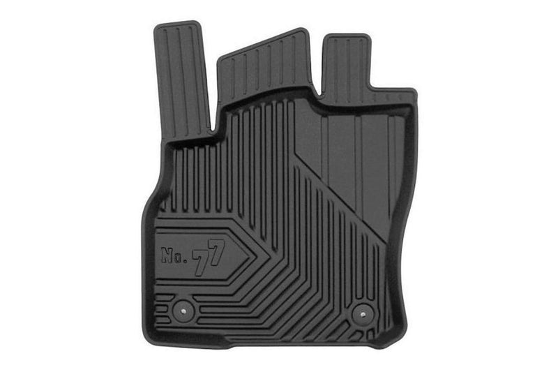 2.5D Гумени стелки Frogum №77 за Audi Q3 (2018+), 4 части, черни