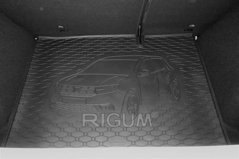 Covoraș de portbagaj din cauciuc Rigum pentru Dacia Sandero hatchback (2013-2018)