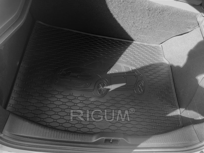 Covoraș de portbagaj din cauciuc Rigum pentru Renault Megane hatchback (2009-2015) cu amprenta vehiculului
