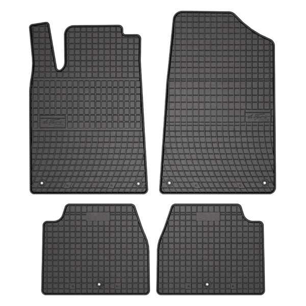 Covorașe de cauciuc Frogum pentru Peugeot 607 (1999-2010) - 4 părți, negru