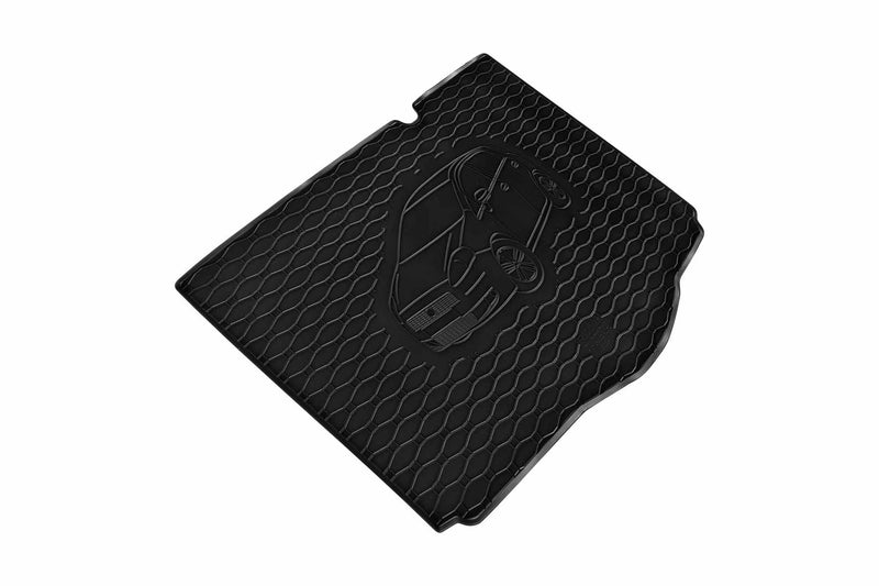 Covoraș de cauciuc Rigum pentru Fiat Grande Punto (2005-2012) cu imprimare auto, negru