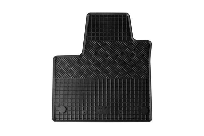 Гумени стелки Rigum за Nissan Townstar Combi (2022+), 5 места, 4 части, черни