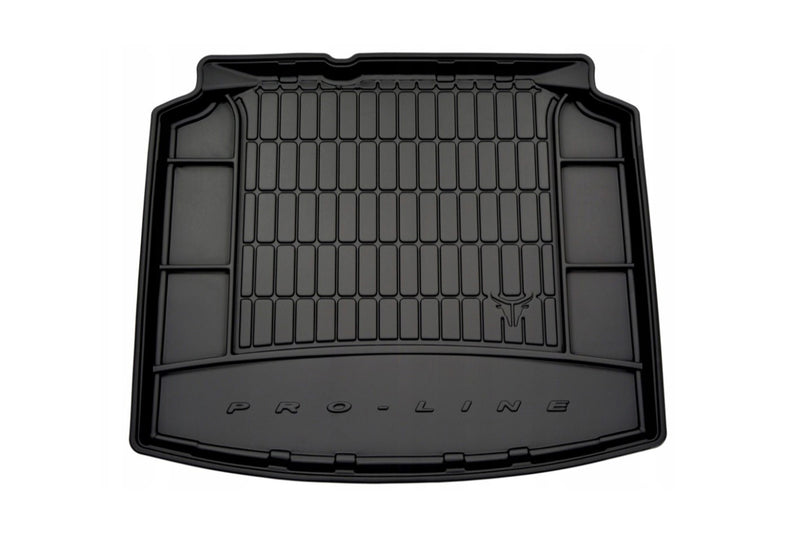 Covoraș de portbagaj din cauciuc Frogum pentru Skoda Scala hatchback (2019+) cu roată de rezervă normală, fără buzunare laterale