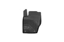 2.5D Covorașe de cauciuc Frogum №77 pentru Peugeot 307 Estate (2001-2007), 4 părți, Negru