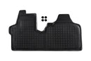 Covor de cauciuc Rezaw-Plast pentru Peugeot Expert (2006-2016) - cu partea șoferului întărită, 1 parte, negru