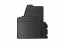 Covorașe din cauciuc Rigum pentru Peugeot Expert (2007+), 3 locuri, 3 părți, negru
