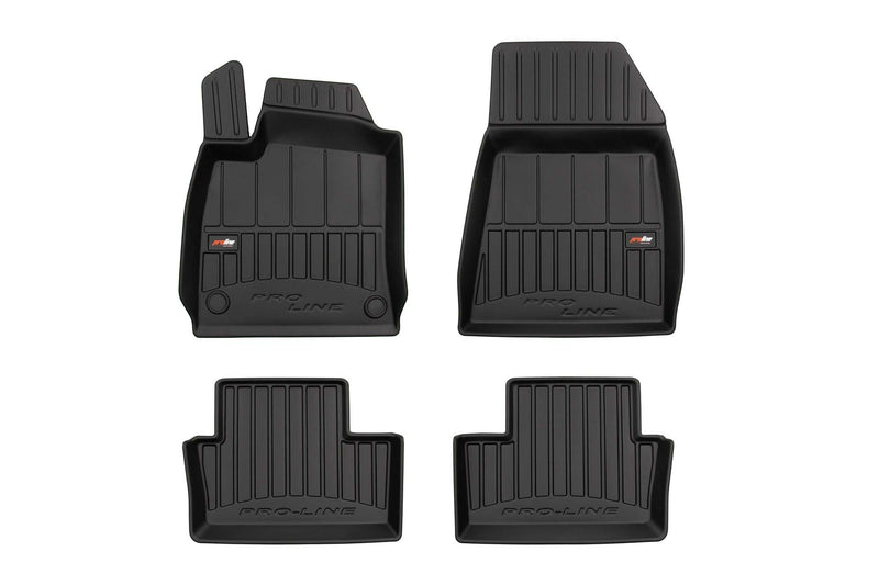 3D Гумени стелки Frogum за Mitsubishi Colt хечбек (2023+) – 4 части, черни