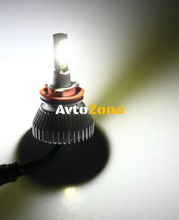 2бр. Комплект ЛЕД LED 24W 3000lm диодни Крушки H7 12V 24V - Avtozona