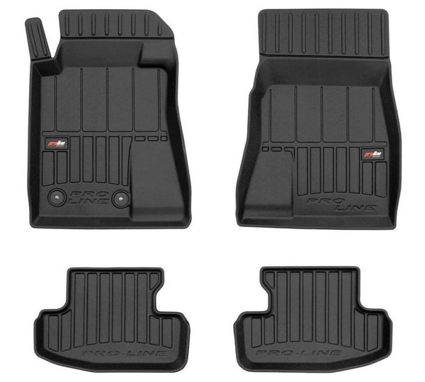 Covorașe de cauciuc Frogum 3D pentru Ford Mustang coupe (2014-2023) și Ford Mustang (2023+)