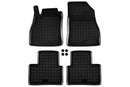 Гумени стелки Rezaw-Plast за Nissan Juke (2010–2019), 4 части, черни