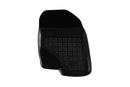 Гумени стелки Rezaw-Plast за Mitsubishi Colt (2009–2012) 5 врати, 4 части, черни