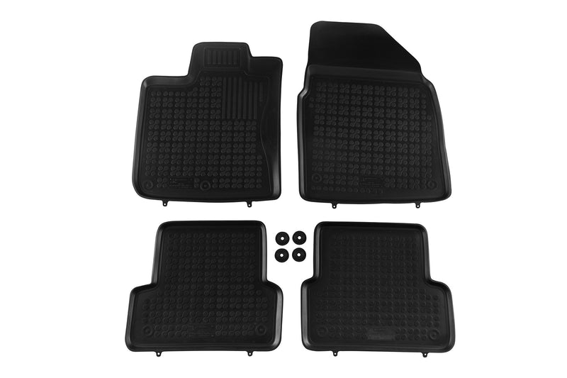 Гумени стелки Rezaw-Plast за Nissan Qashqai (2006–2013), 4 части, черни