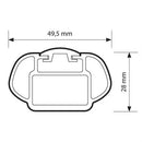 Напречни греди Nordrive EVOS ALUMIA за Audi A4 Sedan B9 (2015+) с гол таван