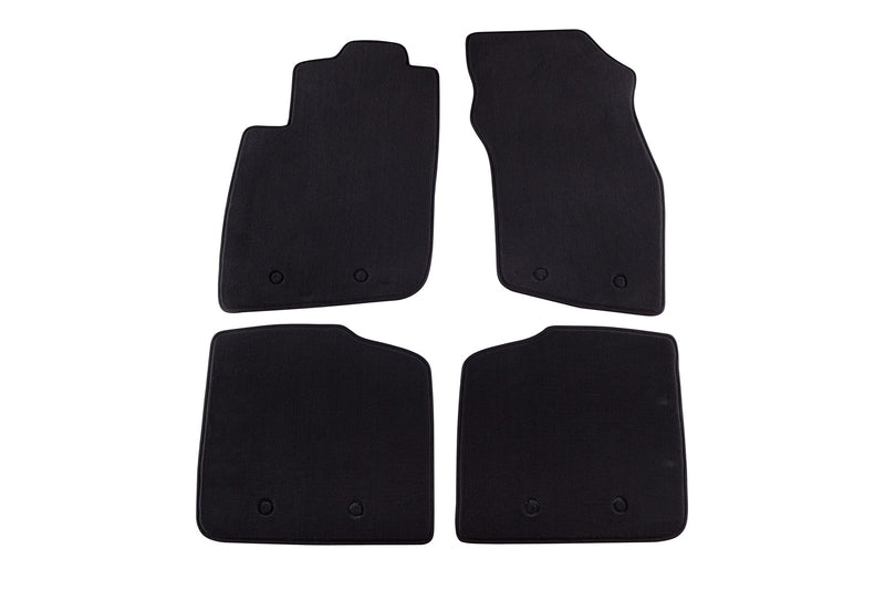 Covorașe Petex pentru Volvo S40 (1999-2004), Style, 4 părți, negru, prindere B158