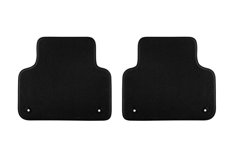 Мокетни стелки Petex за Audi Q7 (2015+) Style, Audi Q8 (2018+) Style, 4 части, черни, захват B018