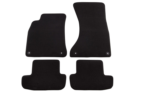 Мокетни стелки Petex за Audi A5 купе, кабрио, S5 (2007–2017) Style, 4 части, захват B014