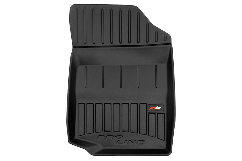 3D Гумени стелки Frogum за Peugeot 107 (2005–2014), 4 части, черни