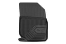 2.5D Rubber insoles Frogum №77 pentru Peugeot 301 (2012+), 4 părți, negru