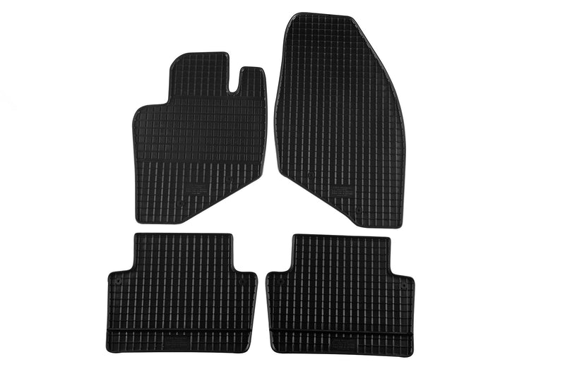 Covorașe din cauciuc Petex pentru Volvo S60 (2000-2007), 4 bucăți, negru