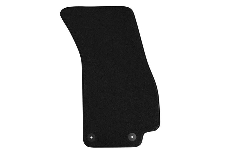 Мокетни стелки Petex за Audi A8 (2017+), 4 части, черни, Saturn, захват B01A8