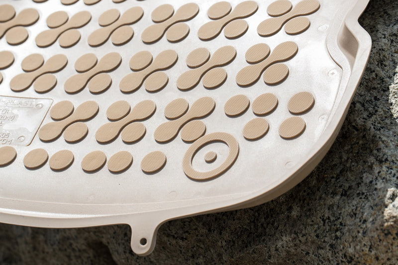 Гумени стелки Rezaw-Plast за Volvo V60 (2011–2018) – 4 части, бежови