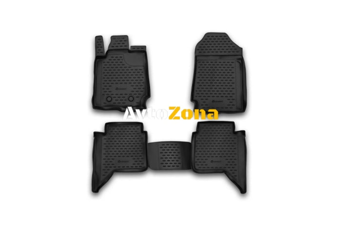 3D Гумени стелки за FORD Ranger 2 doors (2011 + ) 4 pcs. - Avtozona