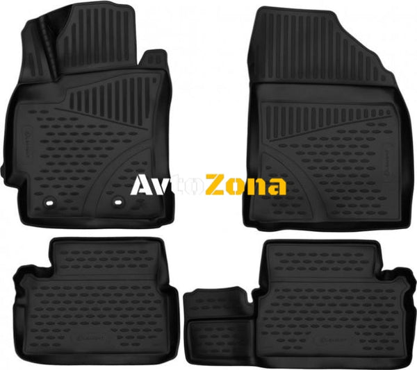 3D Гумени стелки за Toyota Auris (2012-2018) 4 pcs. - Avtozona