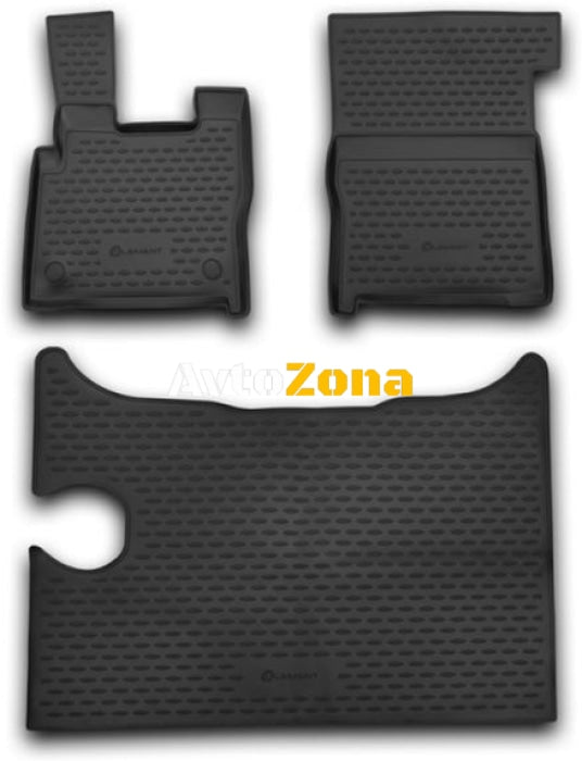 3D Гумени стелки за Volkswagen Amarok (2010 + ) 2 pcs. - Avtozona