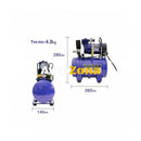 КОМПРЕСОР ЗА ГУМИ С БУТИЛКА 3.2L 12V - 1427 - Avtozona