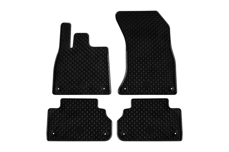 Гумени стелки Gumarny Zubri за Audi Q5 Hybrid (2017+), 4 части, черни