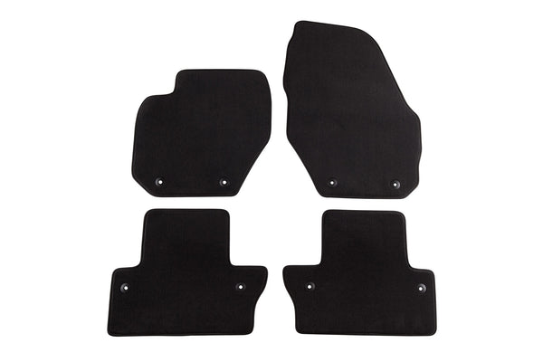 Covorașe Petex pentru Volvo S60 (2010-2018), Style, 4 bucăți, negru, aderență B058