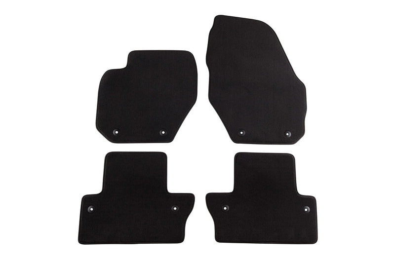 Covorașe Petex pentru Volvo S60 (2010-2018), Style, 4 bucăți, negru, aderență B058