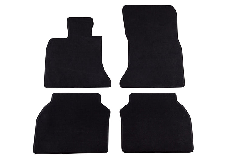 Мокетни стелки Petex за BMW 5 Series F07 GT (2009–2017) Style, 4 части, черни, захват B188