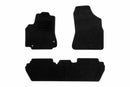 Covorașe Rigum pentru Peugeot Partner (2008-2019), 3 părți, negru