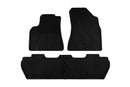 Covorașe din cauciuc Gumarny Zubri pentru Peugeot Partner (2008-2018), 4 părți, negru