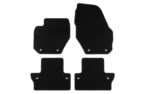 Covorașe Petex pentru Volvo S60 (2010-2018), Rex, 4 părți, negru, prindere B058