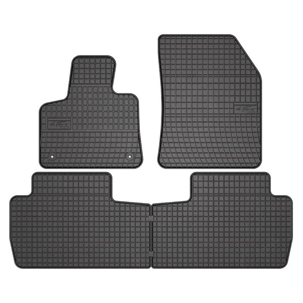 Covorașe din cauciuc Frogum pentru Peugeot 5008 (2017 +), 4 părți, negru