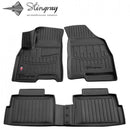 3D гумени стелки Stingray за CHERY Tiggo 7 (2016-2020), 4 части, черни