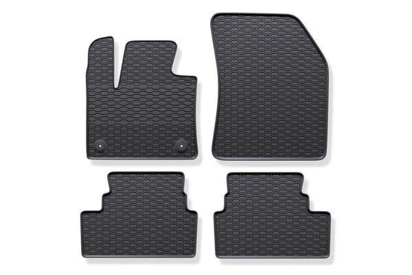 Covorașe din cauciuc Geyer&Hosaja pentru Peugeot 3008 (2016-2024) - 4 părți, negru