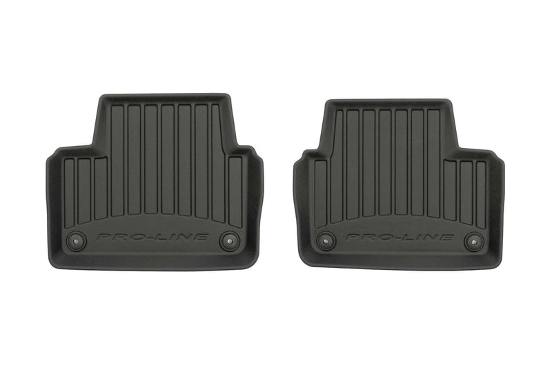 Frogum 3D Rubber Floor Mats pentru Volvo V60, V60 Cross Country (2018+), 4 bucăți, negru