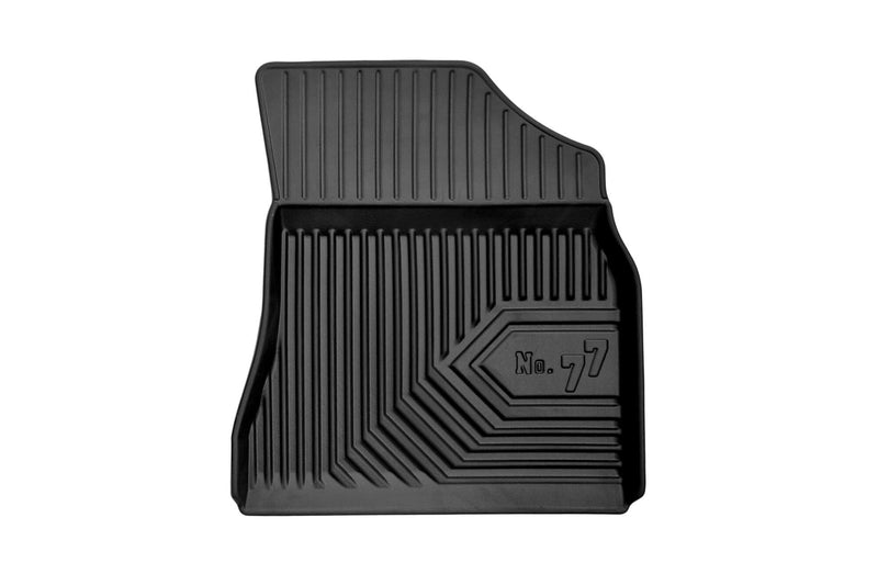 2.5D Covorașe de cauciuc Frogum №77 pentru Peugeot Partner (2008-2019), 3 bucăți, negru