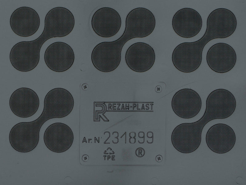 Șină de raft Rezaw-Plast pentru Volkswagen ID.3 / ID.3 1ST hatchback (2019 +) poziție inferioară