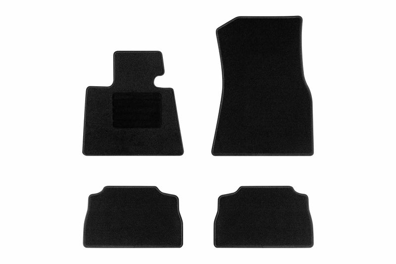 Мокетни стелки Rigum за BMW X6 G06 (2019+), 4 части, черни