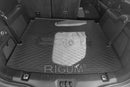 Covoraș de cauciuc Rigum pentru Ford Galaxy 5 locuri (2015+) cu imprimare auto, negru