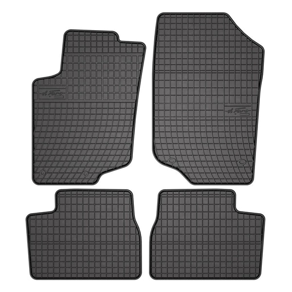 Гумени стелки Frogum за Peugeot 207 (2006–2012), 4 части, черни
