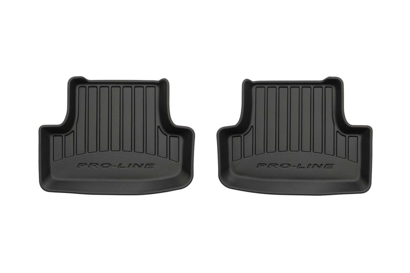 3D Гумени стелки Frogum за Audi Q2 (2016 +), 4 части – Черни